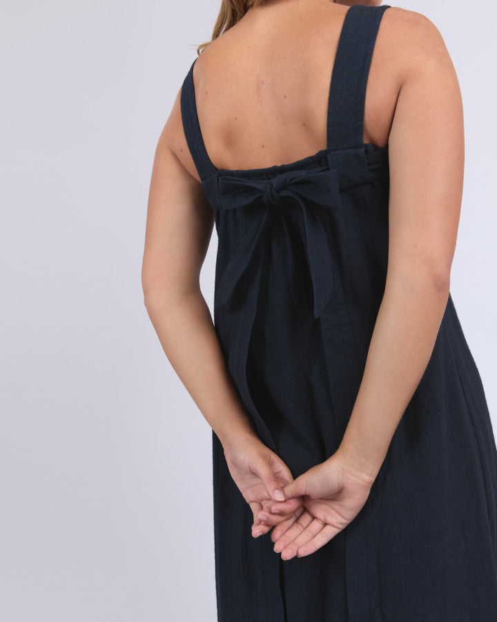 Lourdes Dress - Navy
