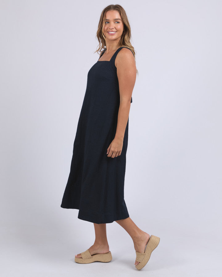 Lourdes Dress - Navy
