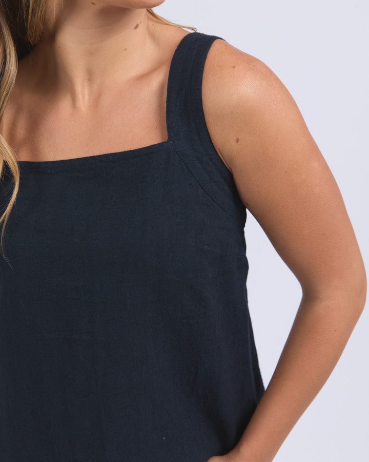 Lourdes Top - Navy
