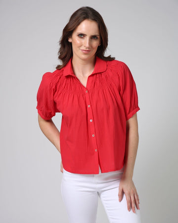 Mimi Blouse - Flame