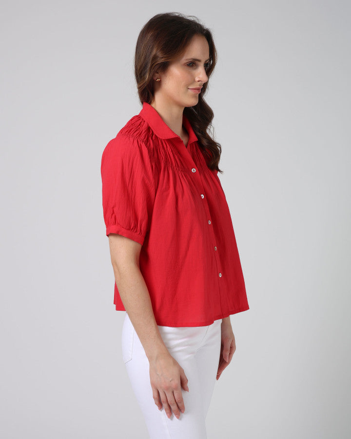Mimi Blouse - Flame