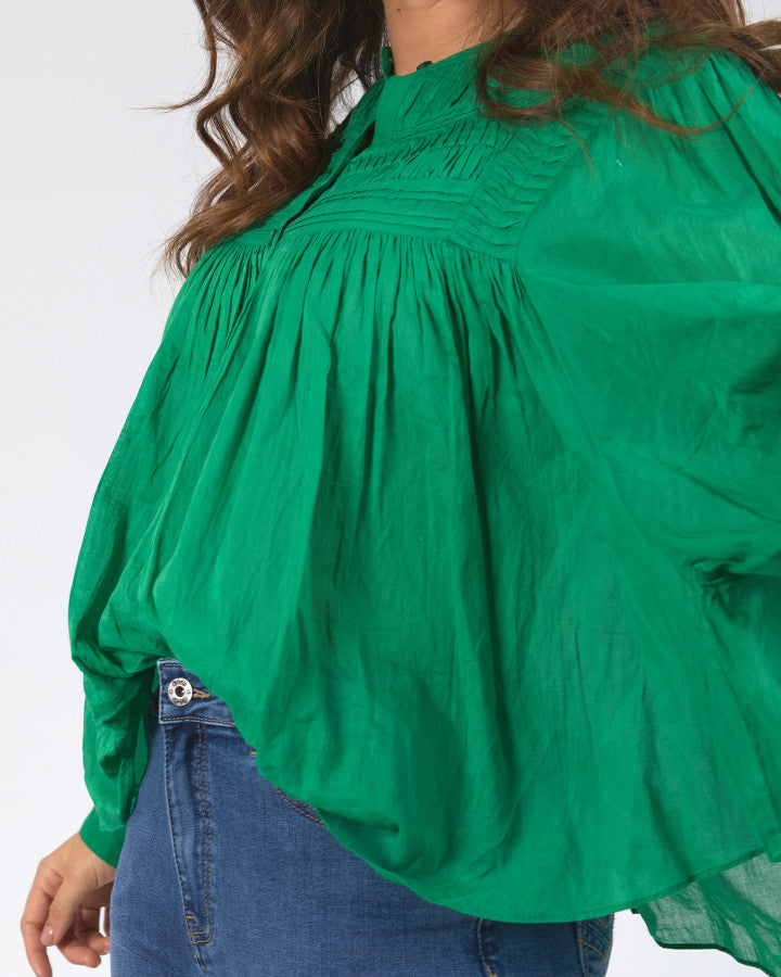 Montana Blouse - Pine Green