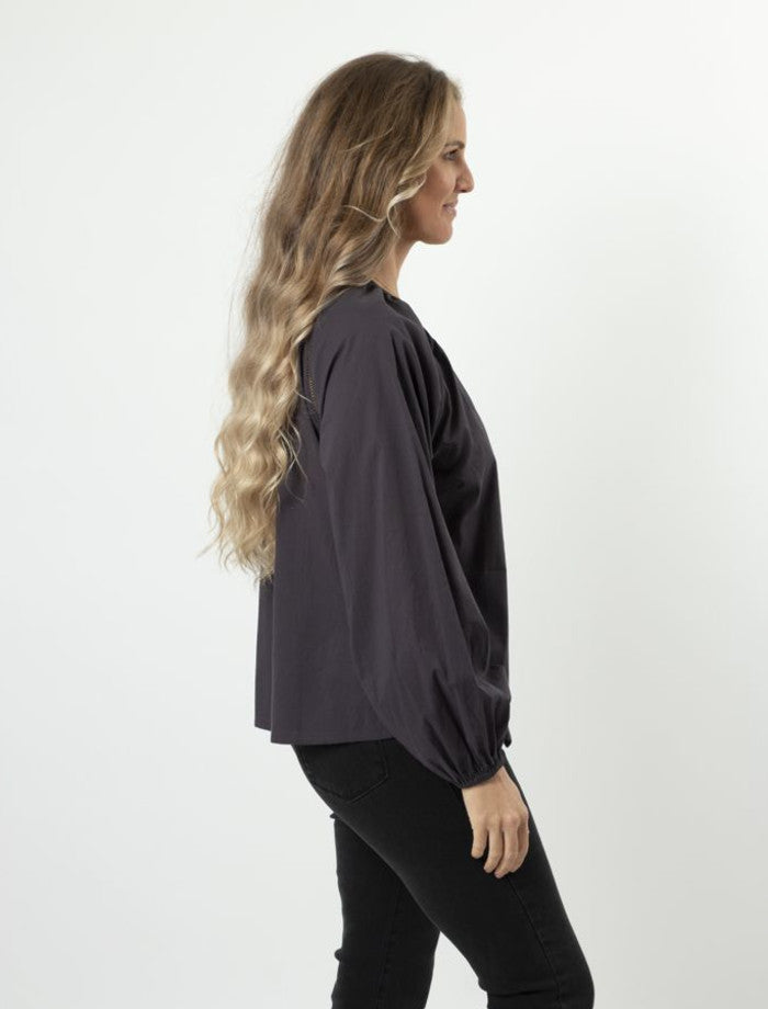 Muffy Top - Blue Charcoal