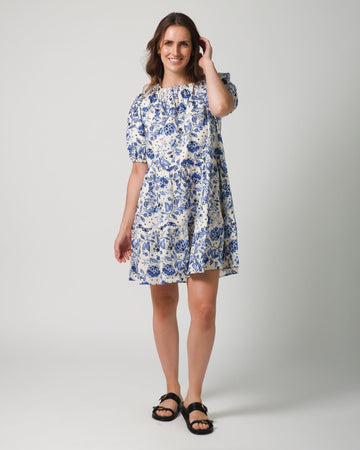 Olive Dress - Grecian Paisley