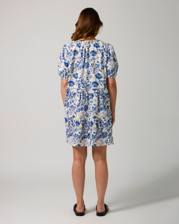 Olive Dress - Grecian Paisley
