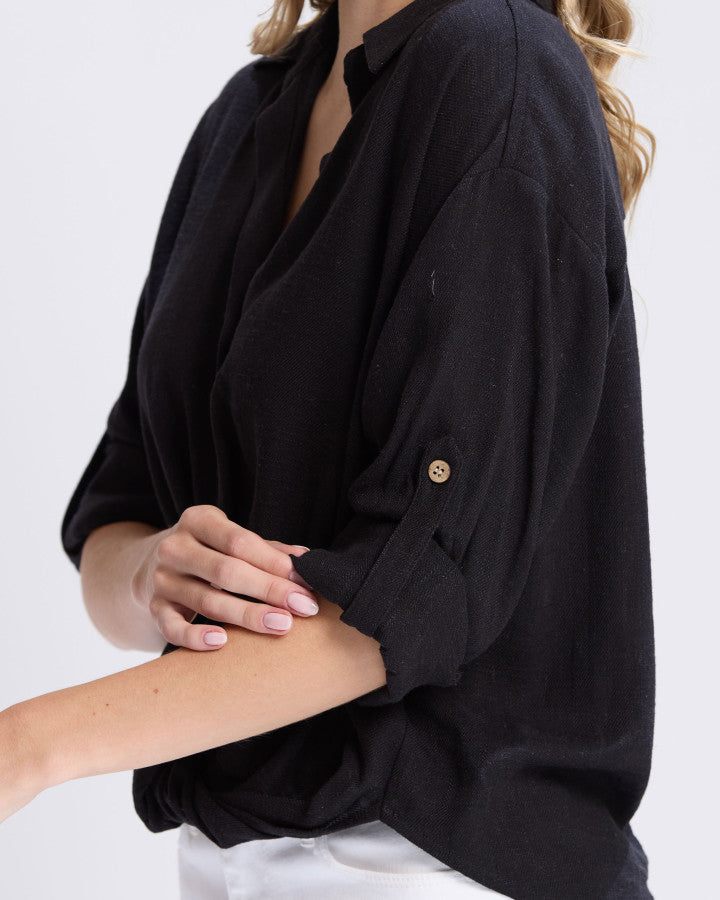 On Repeat Blouse - Black