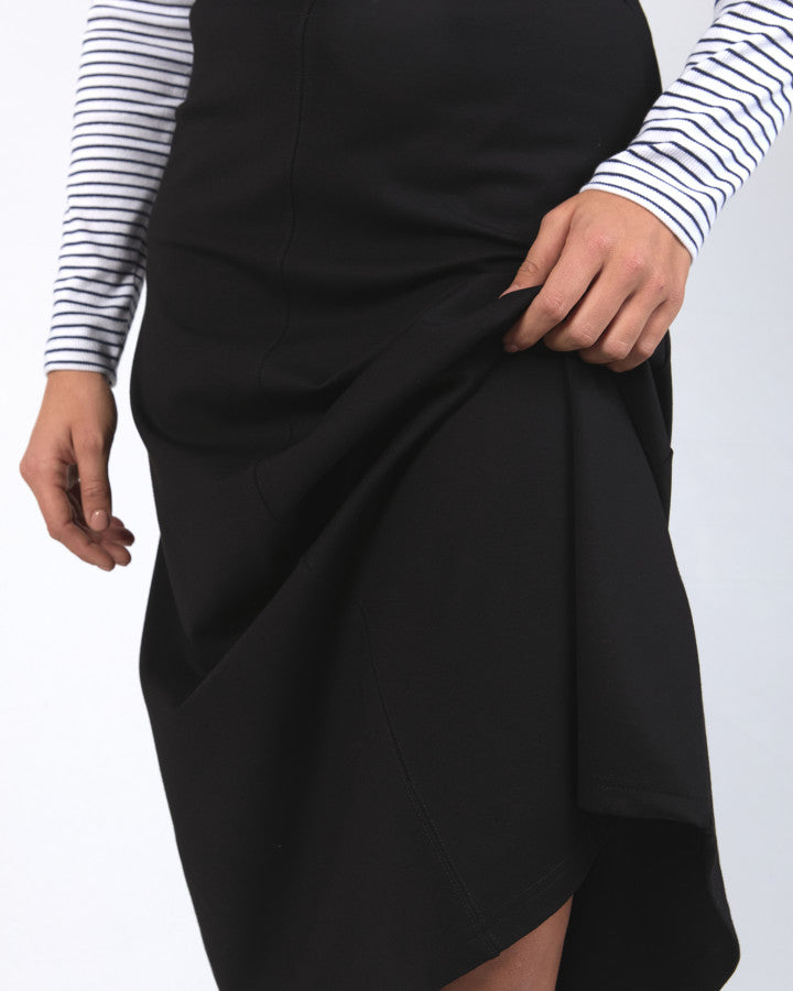 Penny Ponte Skirt - Black