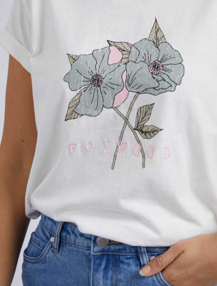 Poppy Tee - Vintage White