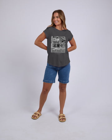 Provence Tee - Washed Black