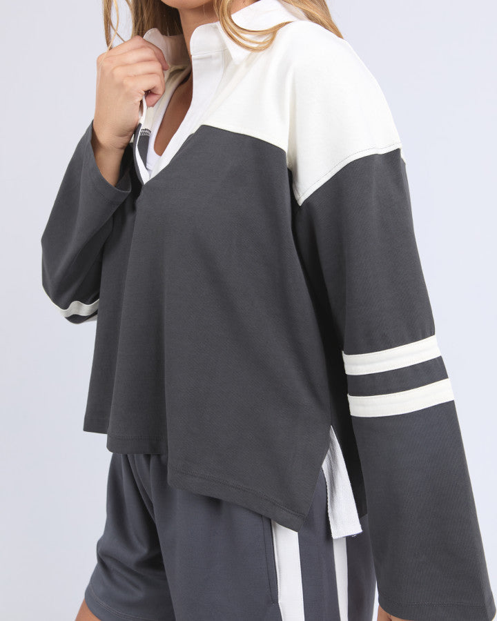 Rugby Jumper - Coal