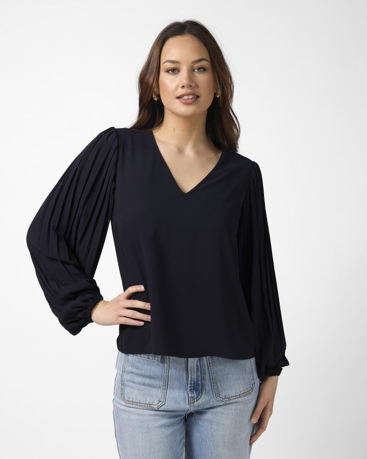 Sabine Blouse - Midnight