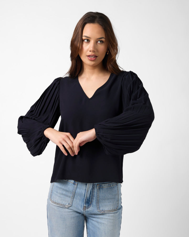 Sabine Blouse - Midnight