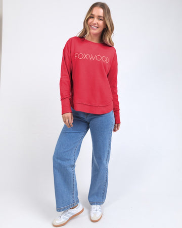 Simplified Metallic Crew - Red