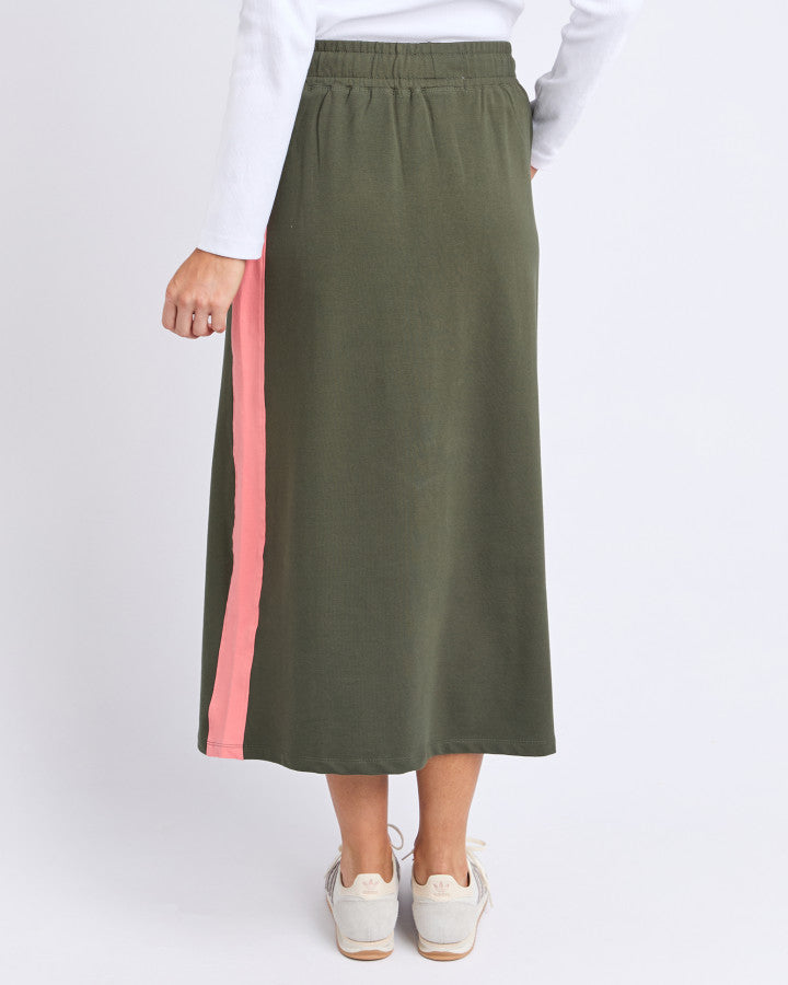 Sloane Fleece Skirt - Basil