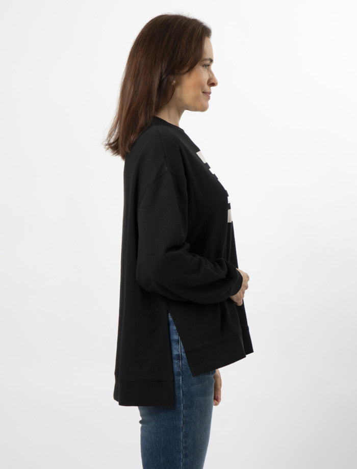 Muffy Top - Blue Charcoal