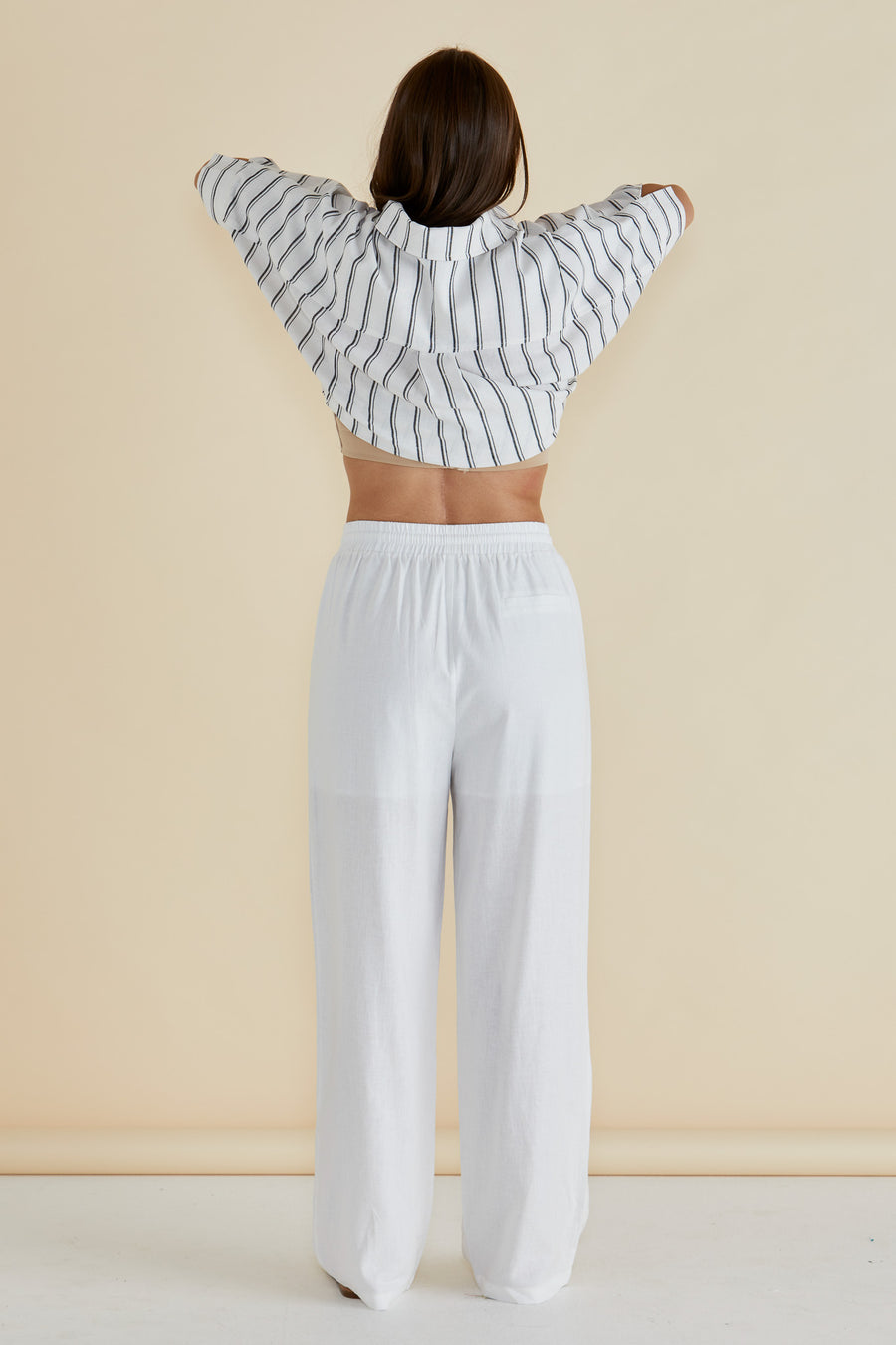 Zaza Relax Pant - White
