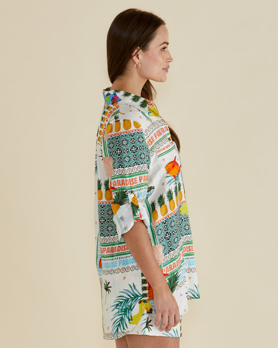 Mills Shirt - Paradise Print