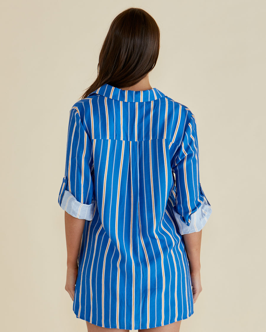 Mills Shirt - Blue Stripe