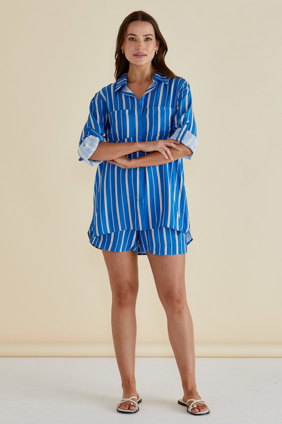 Mills Shirt - Blue Stripe