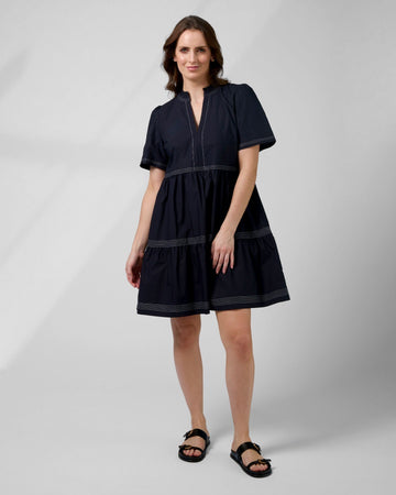 Willa Dress - Navy