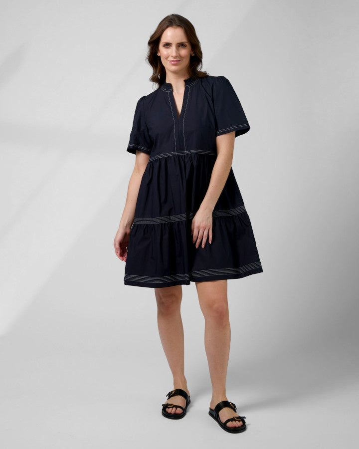 Willa Dress - Navy