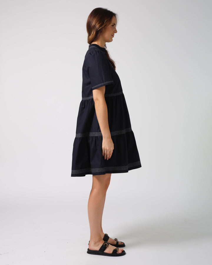 Willa Dress - Navy