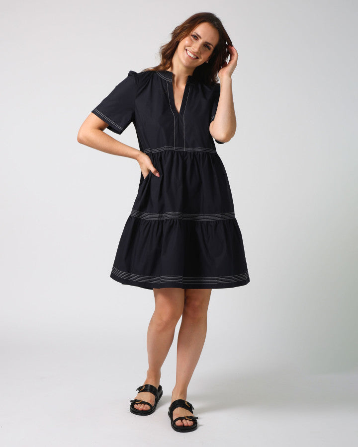 Willa Dress - Navy