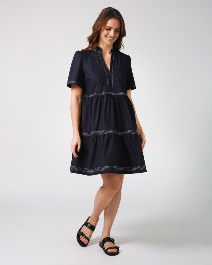 Willa Dress - Navy