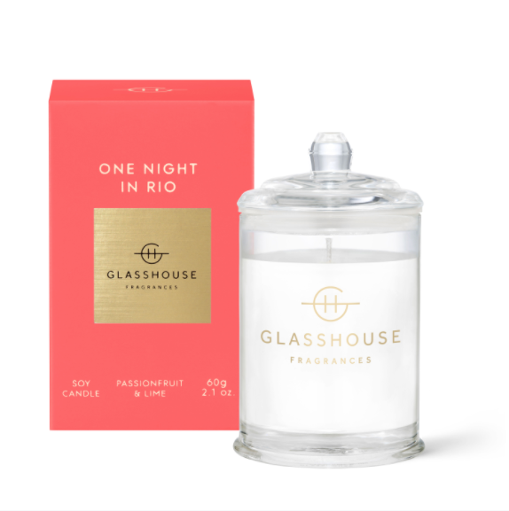 Glasshouse Fragrances One Night In Rio Candle - 60g