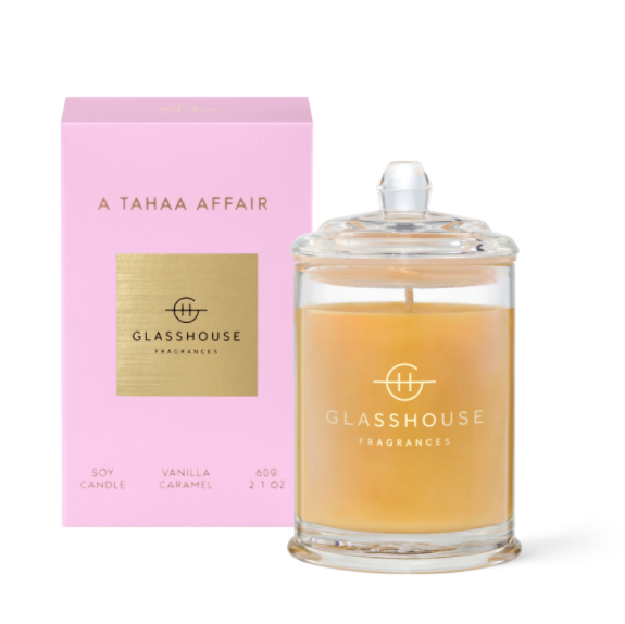 Glasshouse Fragrances A Tahaa Affair Candle - 60g