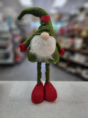 Gnome With Extendable Long Legs - Green