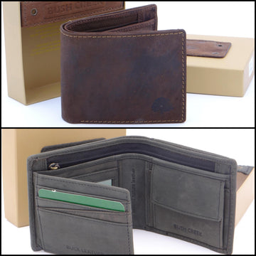 Men's Buck Leather Wallet