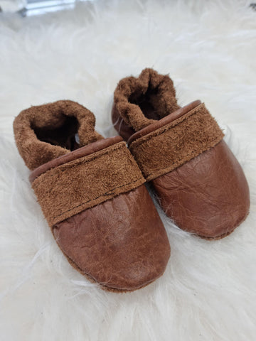 Leather Moccasins - Brown