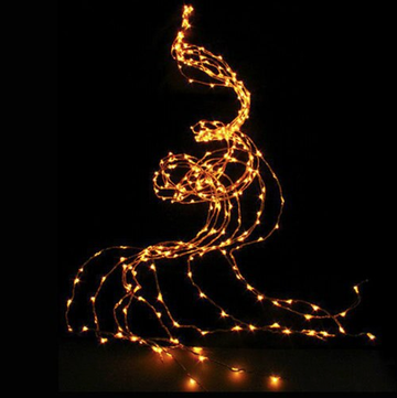 Waterfall Copper Wire Seed Lights