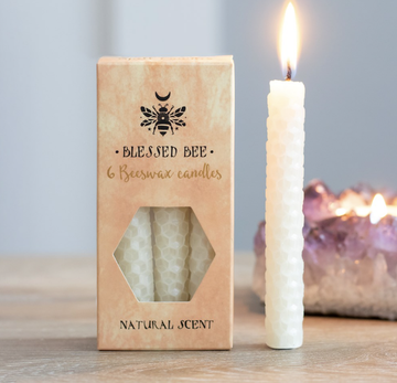 Beeswax Spell Candles - Cream