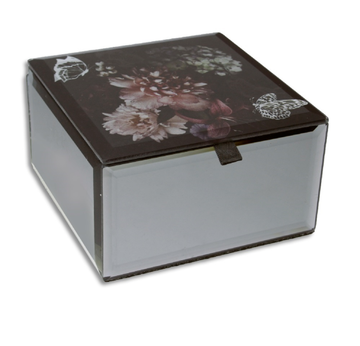 Midnight Flowers Trinket Box
