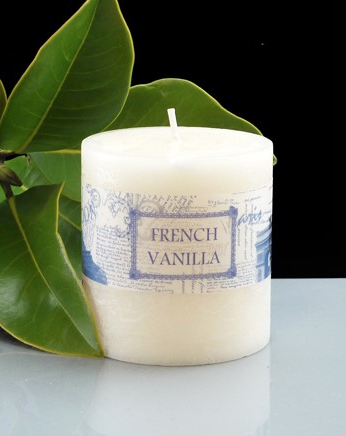 French Vanilla Cylinder Candle 70 x 75mm