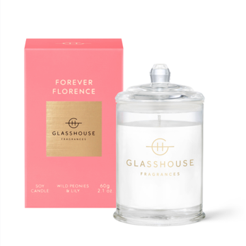 Glasshouse Fragrances Forever Florence Candle - 60g