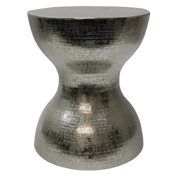 Aluminium Dumbell Stool - Silver