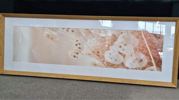 Melodious Glass Framed Print