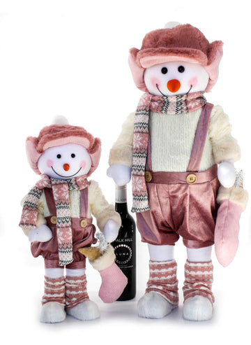 Snowman Collection - Pink/Large