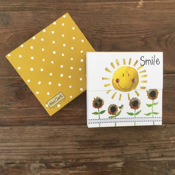 Mini Magnetic Notepad - Smile