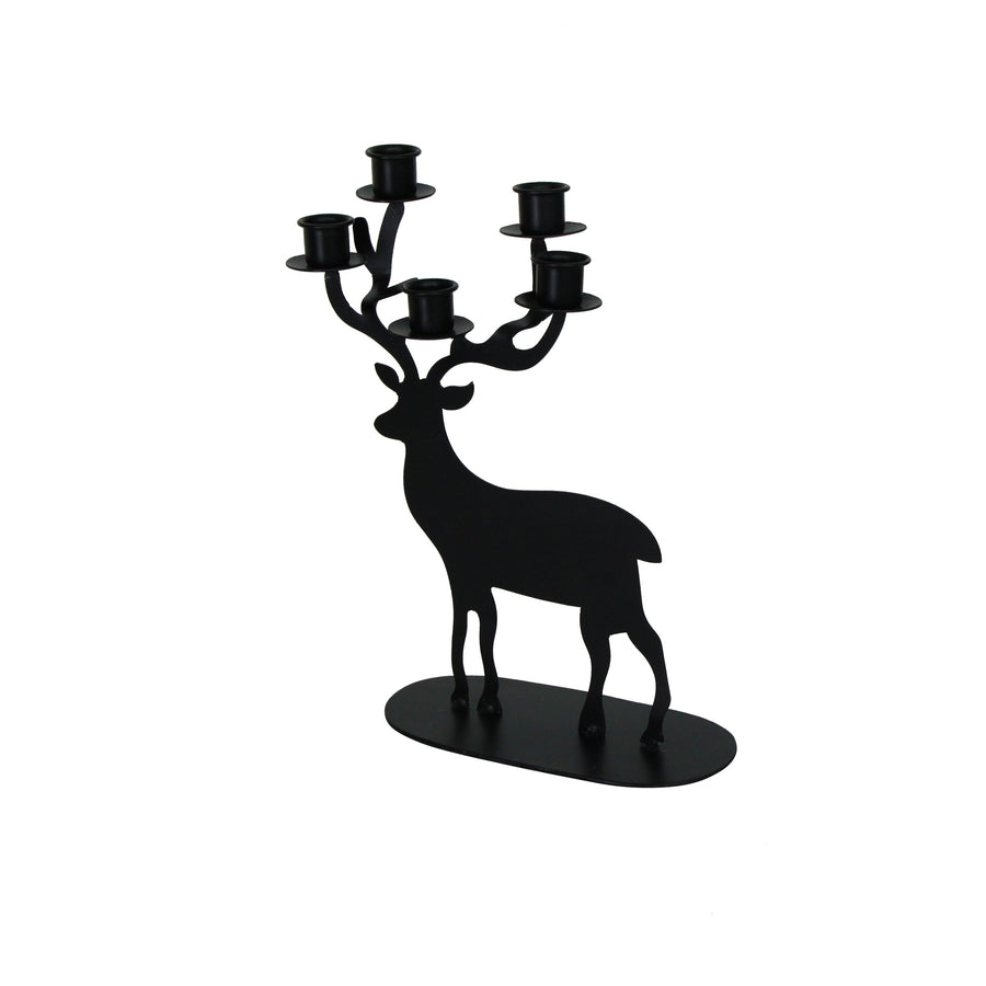 Iron Reindeer Candleholder - Small