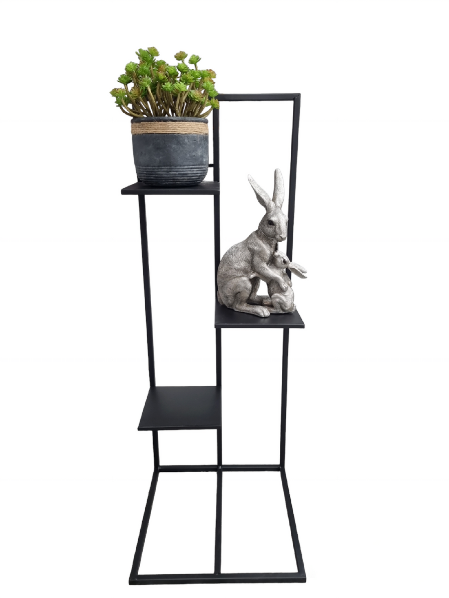 Acina Metal Plant Stand - Black