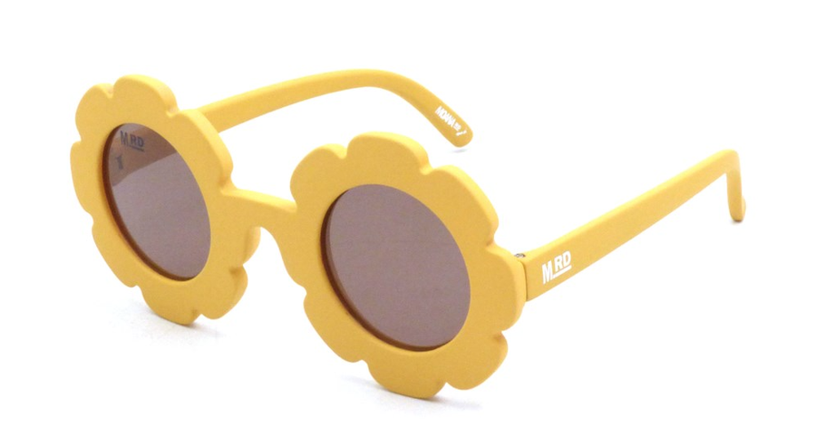 Kids Sunnies - Flower Power, Yellow