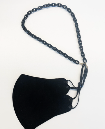 Resin Mask Chain - Black