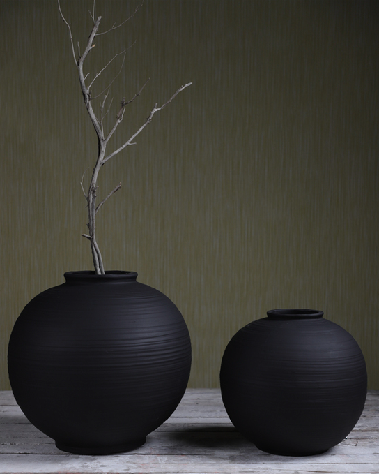 Spherical Vase Black - Large