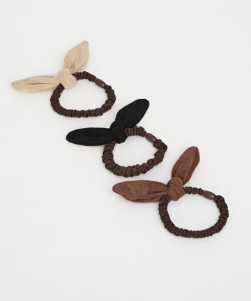 Hair Ties - Suede Bunny Ears