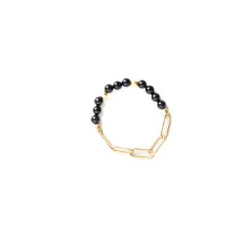 Aida Gold and Black Bracelet