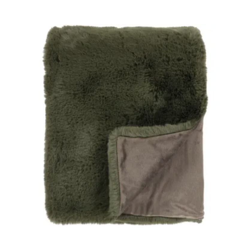 Luxe Throw - Olive